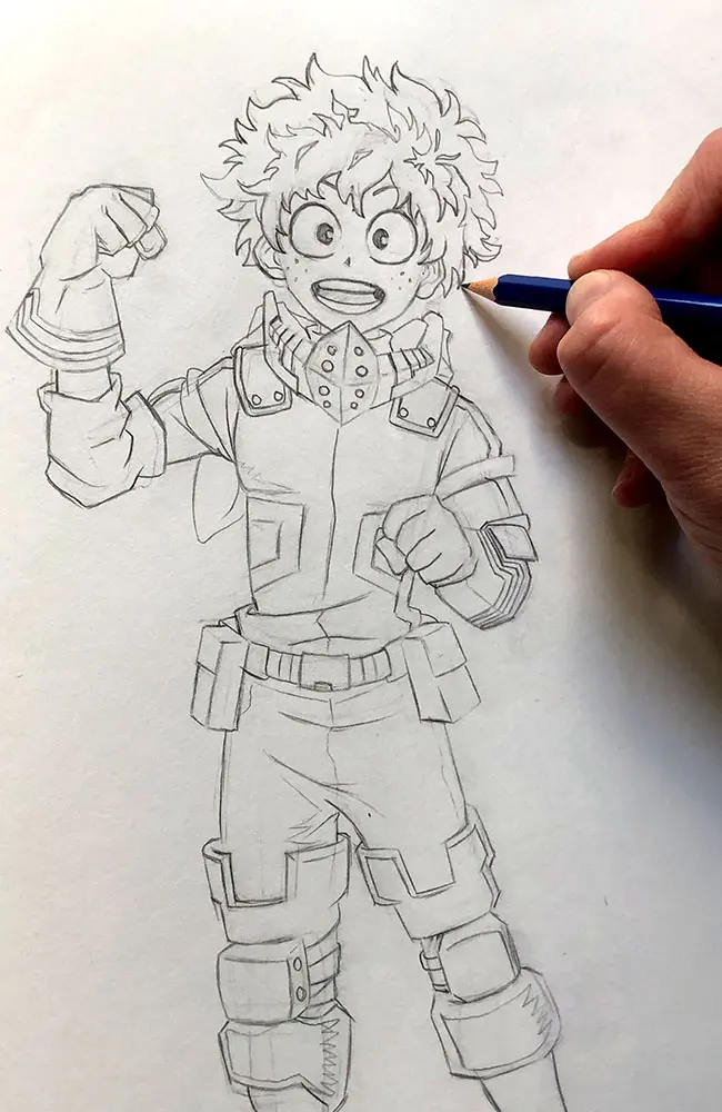 How to draw an anime boy/ Anime drawing step by step for beginners #ea... |  TikTok