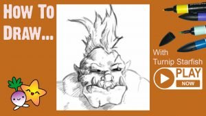HOW TO DRAW an Orc