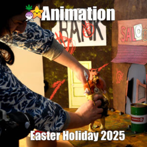 Animation workshop in Easter Holidays with Cardiff animation company Turnip Starfish