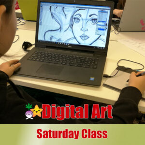 Digital Art Workshop in Cardiff with animation production company Turnip Starfish