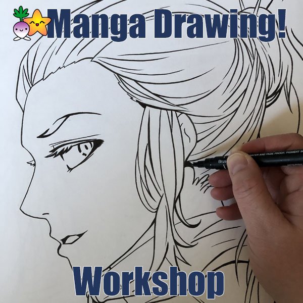 manga drawing workshop in cardiff