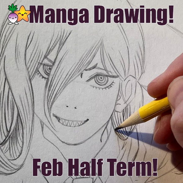 Manga Drawing Workshop Turnip Starfish Cardiff