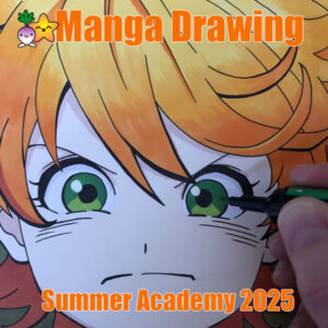 How to draw Manga and Anime Summer Workshop in Cardiff with animation company Turnip Starfish