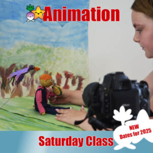 Saturday Animation workshops with Cardiff Animation Company Turnip Starfish