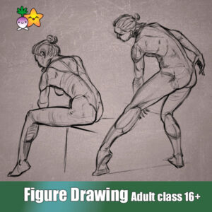 Figure and Life Drawing class in Cardiff in Monday evenings with animation company Turnip Starfish