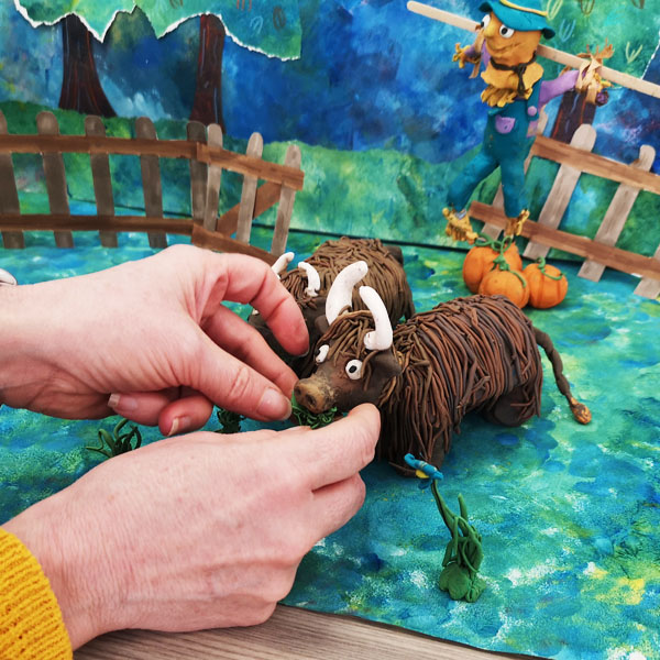 Animation workshop in Cardiff with animation company Turnip Starfish