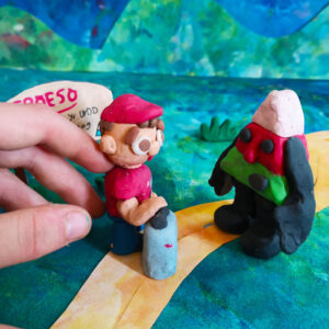 Animation workshop in Cardiff with Animation company Turnip Starfish