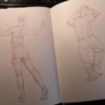 Adult figure drawing class in Cardiff with Animation company Turnip Starfish
