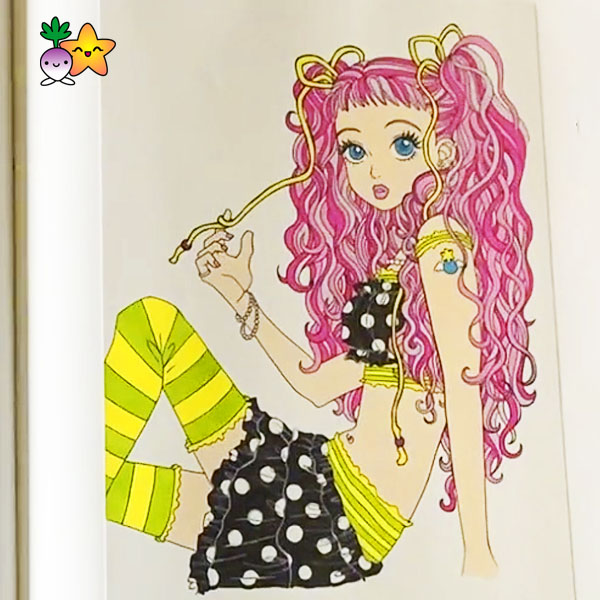 Sketch book by Lexy at Turnip Starfish. She runs manga drawing workshops at Cardiff animation company Turnip Starfish