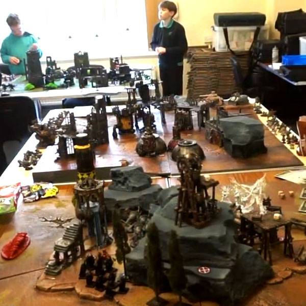 Warhammer club in Cardiff with Turnip Starfish