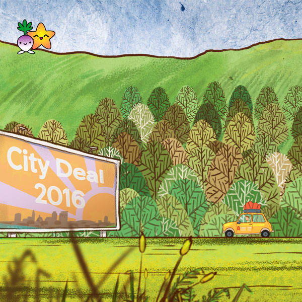 Cardiff Capitol Region animated explainer video created by Cardiff animation company Turnip Starfish
